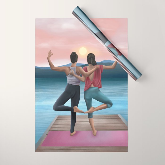 Sunset Serenity Wrapping Paper Gallery Image 1