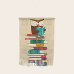 Owl Reading Rainbow Wall Hanging Gallery Image 1