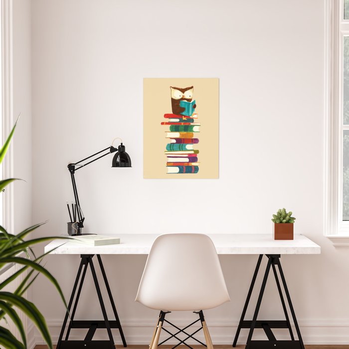 Owl Reading Rainbow Poster Gallery Image 2