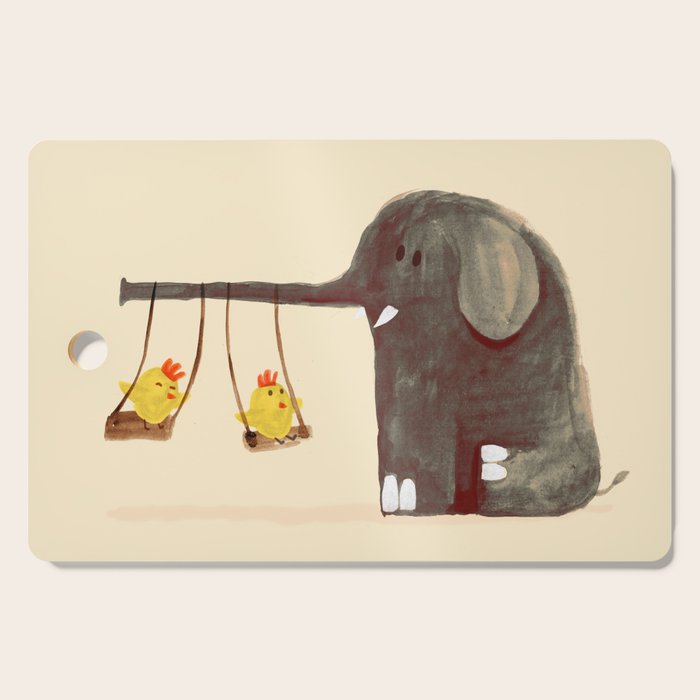 Elephant Swing Cutting Board Gallery Image 1