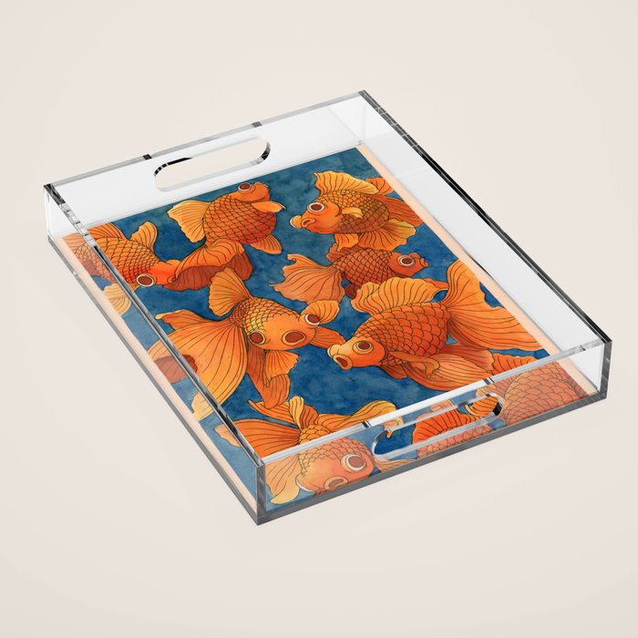 Watercolor #1 Acrylic Tray Gallery Image 1