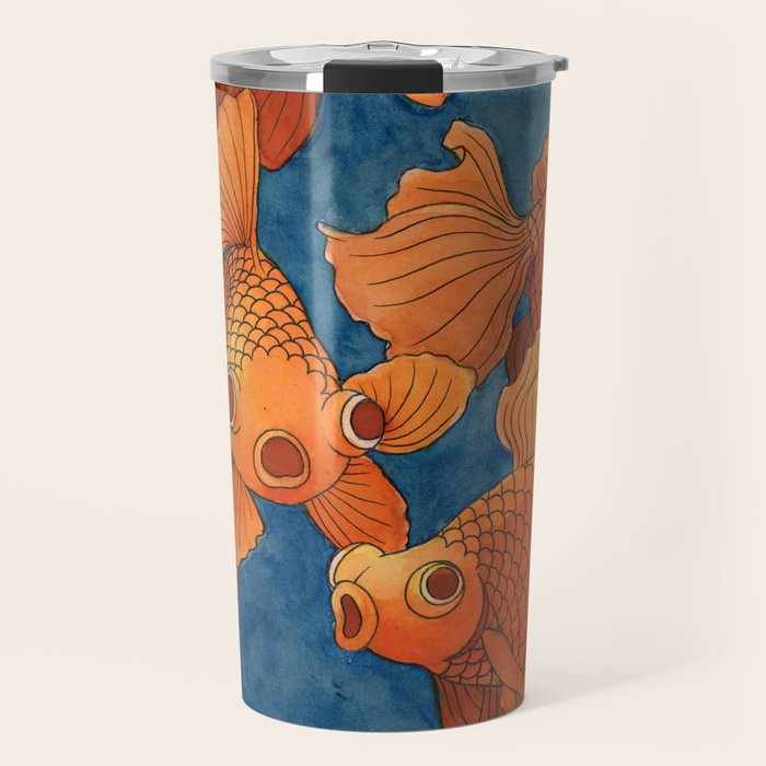 Watercolor #1 Travel Mug Gallery Image 1