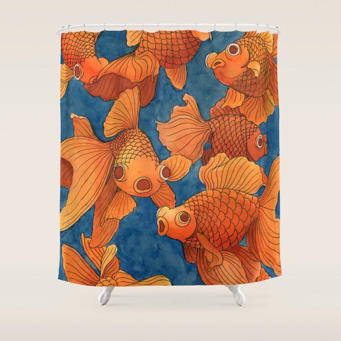 Watercolor #1 Shower Curtain Gallery Image 1