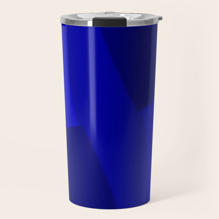 Just Blue #decor #society6 #buyart Travel Mug Gallery Image 1