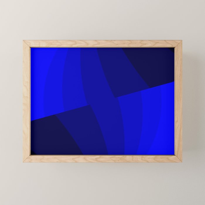 Just Blue #decor #society6 #buyart Mini Art Print Gallery Image 1