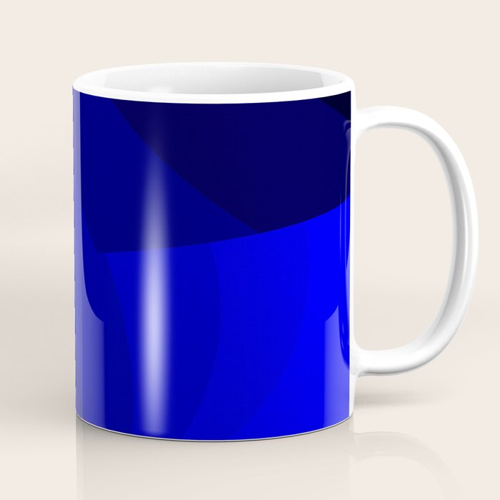 Just Blue #decor #society6 #buyart Coffee Mug Gallery Image 1