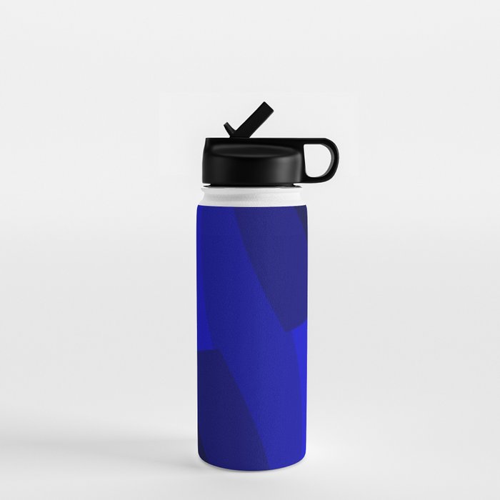 Just Blue #decor #society6 #buyart Water Bottle Gallery Image 1