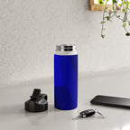 Just Blue #decor #society6 #buyart Water Bottle Gallery Image 4