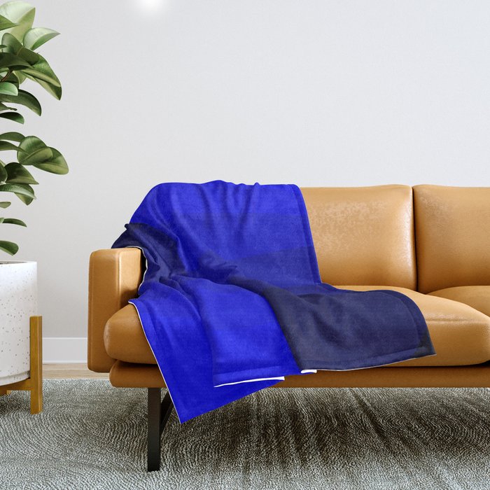 Just Blue #decor #society6 #buyart Throw Blanket Gallery Image 1