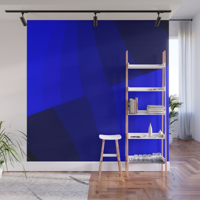 Just Blue #decor #society6 #buyart Wall Mural Gallery Image 1