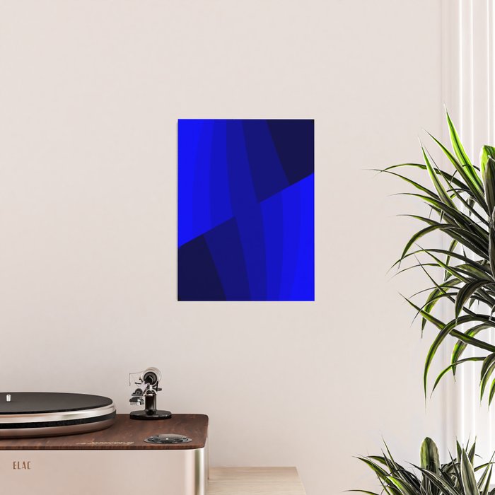 Just Blue #decor #society6 #buyart Poster Gallery Image 2