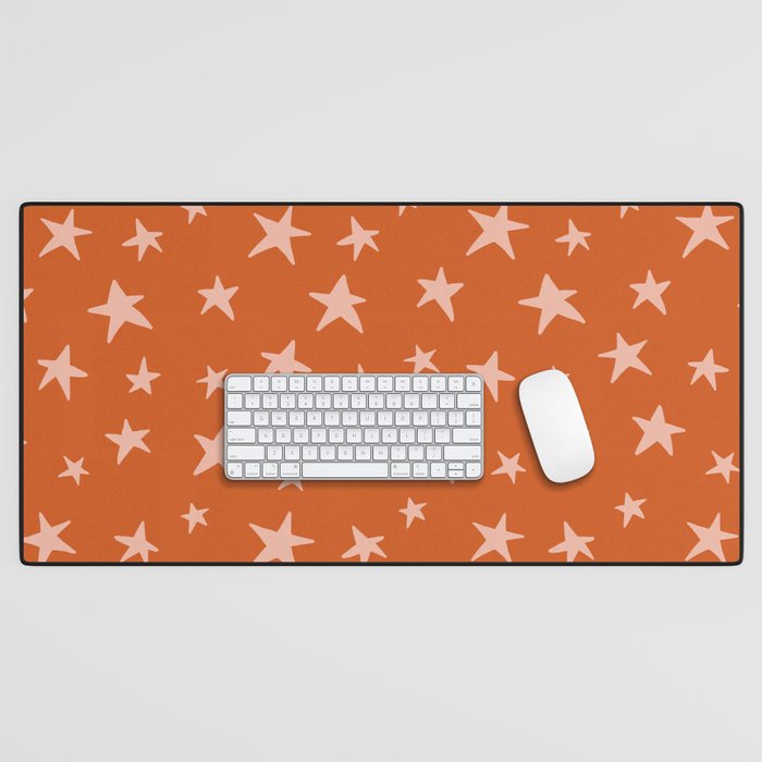 Stars Pumpkin Spice Desk Mat Gallery Image 1