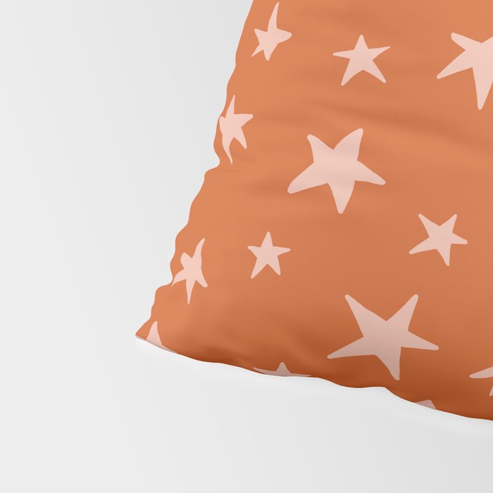 Stars Pumpkin Spice Pillow Sham Gallery Image 4