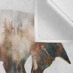 Jumping Fox Wall Tapestry Gallery Image 3