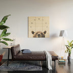 Bear Clock Wood Wall Art Gallery Image 2