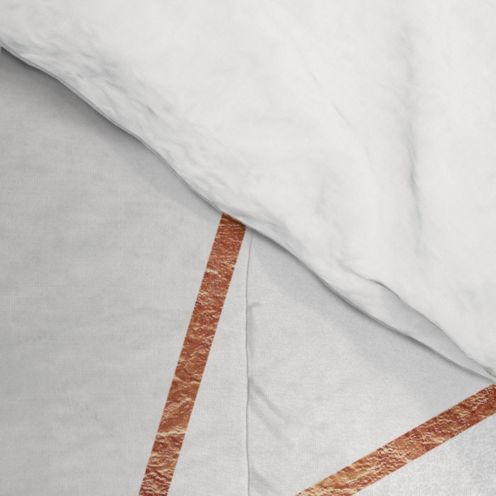 White Stone & Copper Lines Comforter Gallery Image 4