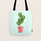 CACTUS BALLOON Tote Bag Gallery Image 1