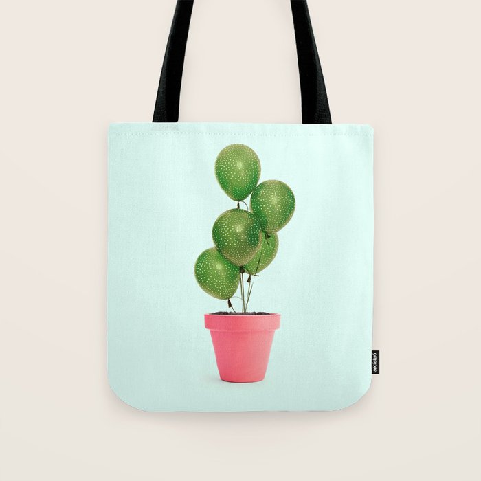 CACTUS BALLOON Tote Bag Gallery Image 1