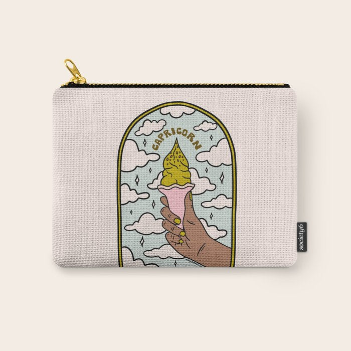 Capricorn Ice Cream Carry All Pouch Gallery Image 1