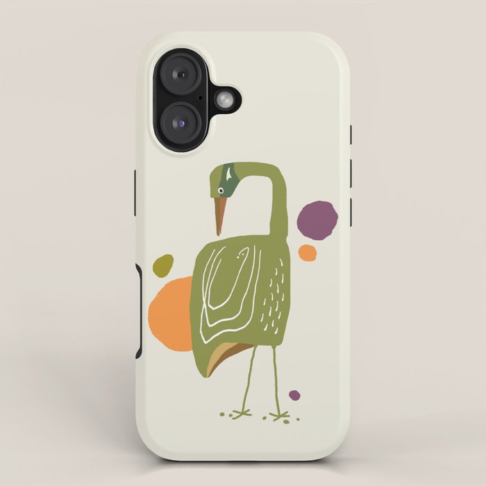 Quirky Brolga iPhone Case Gallery Image 1