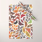 Saturniid Moths of North America Pattern Wrapping Paper Gallery Image 1