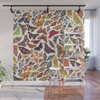 Saturniid Moths of North America Pattern Wall Mural Gallery Image 1