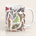 Saturniid Moths of North America Pattern Coffee Mug Gallery Image 1