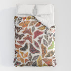 Saturniid Moths of North America Pattern Comforter Gallery Image 6