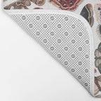 Saturniid Moths of North America Pattern Bath Mat Gallery Image 2