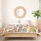 Saturniid Moths of North America Pattern Duvet Cover Gallery Image 3