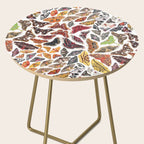 Saturniid Moths of North America Pattern Side Table Gallery Image 2