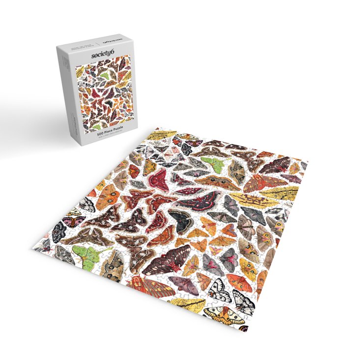 Saturniid Moths of North America Pattern Jigsaw Puzzle Gallery Image 2