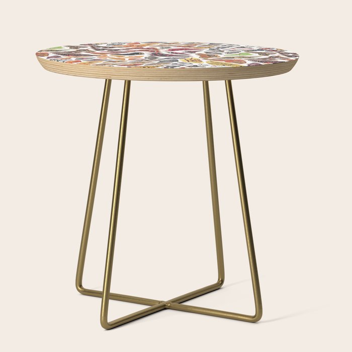 Saturniid Moths of North America Pattern Side Table Gallery Image 1