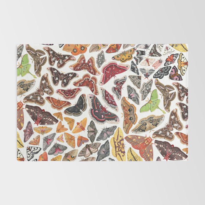 Saturniid Moths of North America Pattern Rug Gallery Image 2