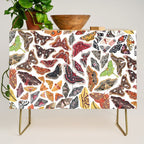 Saturniid Moths of North America Pattern Credenza Gallery Image 1