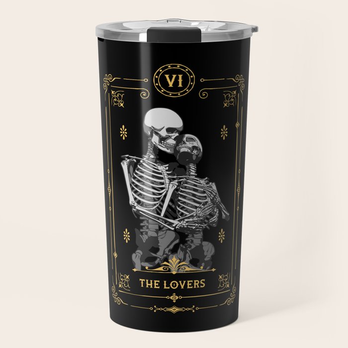 The Lovers VI Tarot Card Travel Mug Gallery Image 1
