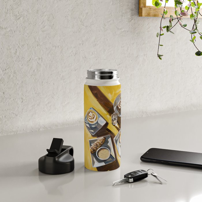 Coffee, Sweets and Sunlight Water Bottle Gallery Image 4