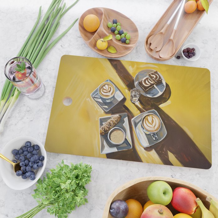 Coffee, Sweets and Sunlight Cutting Board Gallery Image 2