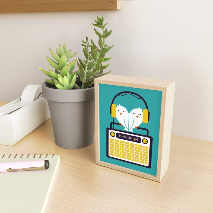 Radio Mode Love Mini Art Print Gallery Image 2