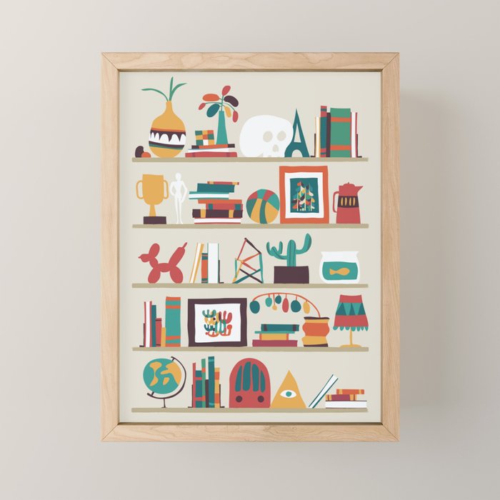 The shelf Mini Art Print Gallery Image 1