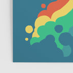 Fat Unicorn on Rainbow Jetpack Poster Gallery Image 3