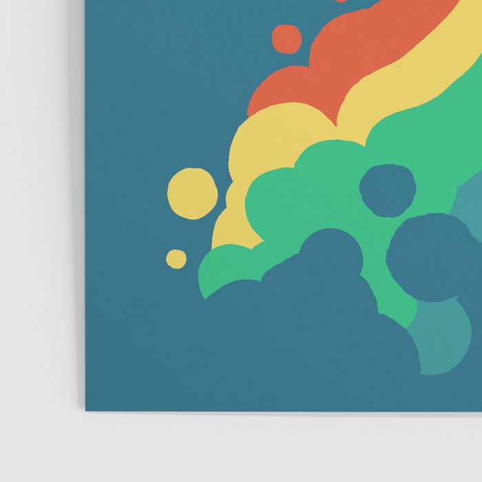 Fat Unicorn on Rainbow Jetpack Poster Gallery Image 3