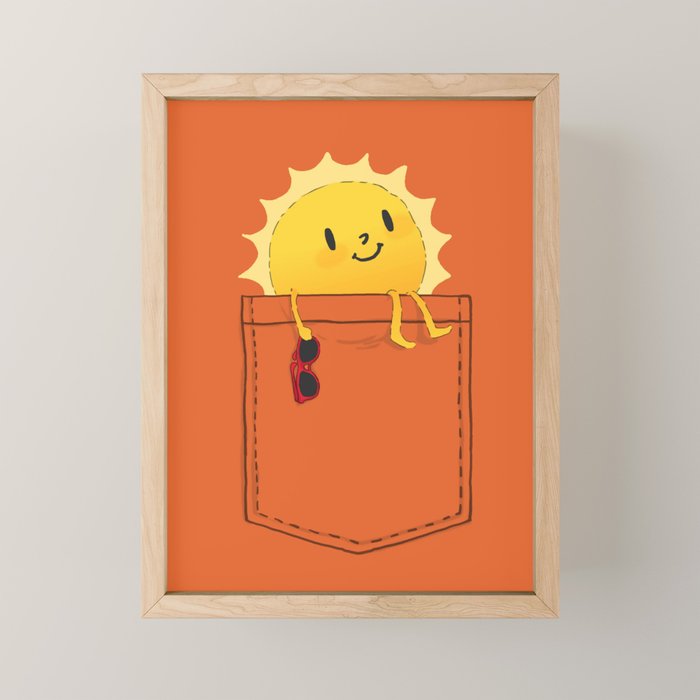 Pocketful of sunshine Mini Art Print Gallery Image 1