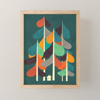 Cabin in the woods Mini Art Print Gallery Image 1