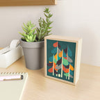 Cabin in the woods Mini Art Print Gallery Image 2