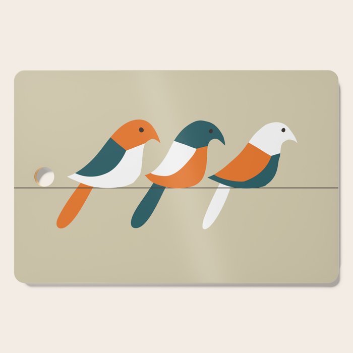 Birds on wire Cutting Board Gallery Image 1
