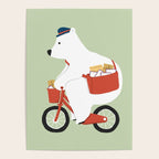 Polar bear postal express Poster Gallery Image 4