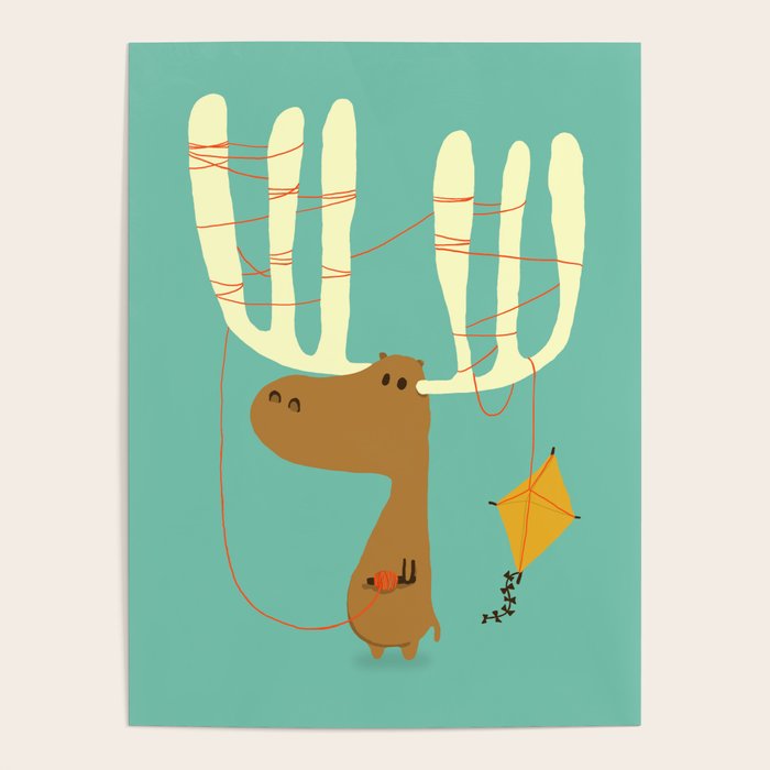 A moose ing Poster Gallery Image 1