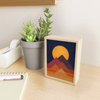 Full moon and pyramid Mini Art Print Gallery Image 2