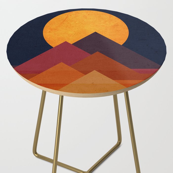 Full moon and pyramid Side Table Gallery Image 2